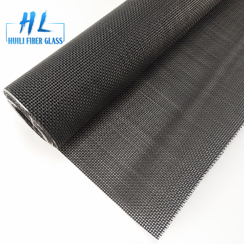 280g/m2 블랙 폴리에스터 젤리 스크린 롤 100m 길이 15x11 젤리 밸브 0.35mm 와이어 지름