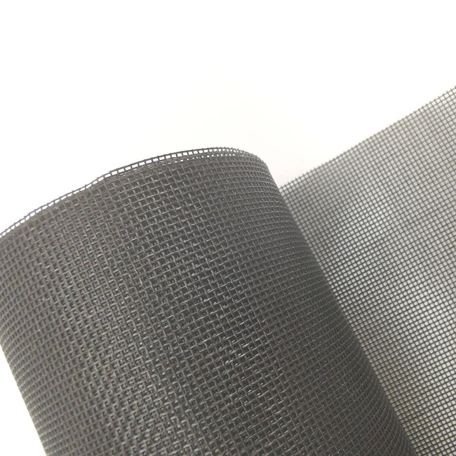 검은색 및 회색 PET Mesh 스크린 0.35mm 와이어 직경 30m-100m 길이 280g/m2-360g/m2 무게