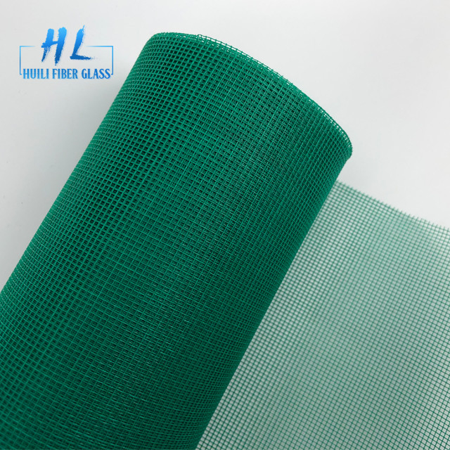 UV 저항성 유리섬유 PVC 창문 스크린 롤 E 유리 와이어 항 저항성 120g 무게