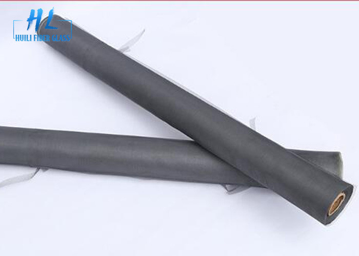 17*14 검정 색깔 PVC 곤충을 막기를 위한 입히는 섬유유리 모기장