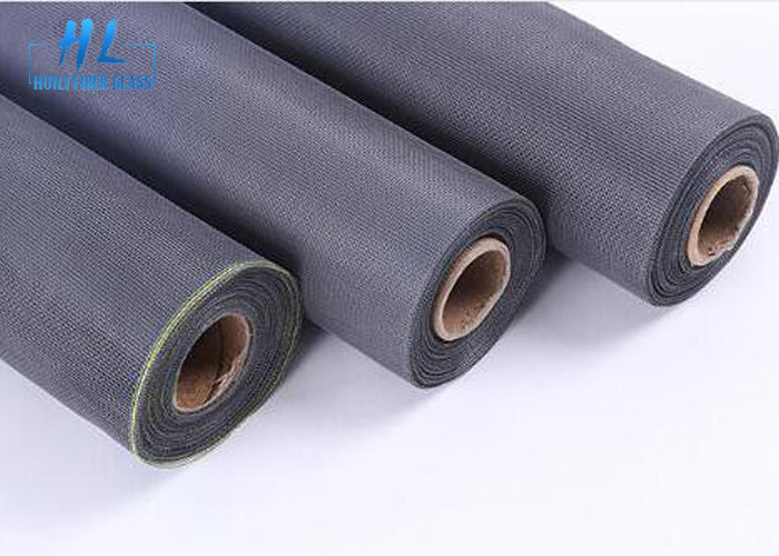 17*14 검정 색깔 PVC 곤충을 막기를 위한 입히는 섬유유리 모기장