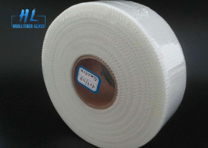 60g 3*3mm 벽 균열을 고치기를 위한 자동 접착 섬유유리 테이프 백색 색깔