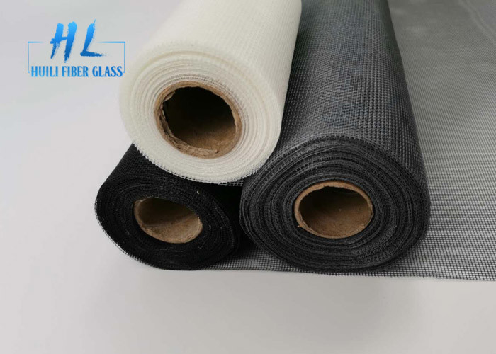17*14 상아빛 색깔 PVC Windows를 위한 입히는 섬유유리 모기장