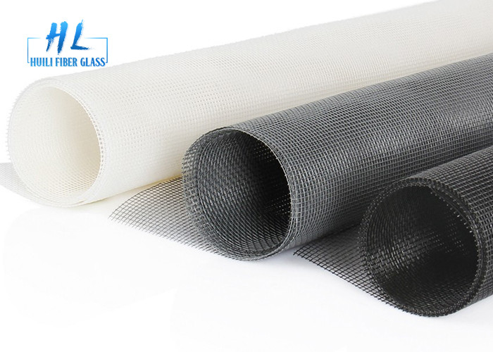 글로벌 유리섬유 PVC 창문 스크린 롤 120g 반 저항적 네트워크 - 300m까지 다양한 길이