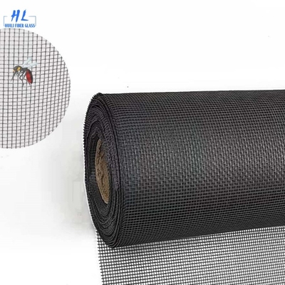 15m Mesh 크기 커스터마이징 가능한 유리섬유 곤충 화면 색상 검은색